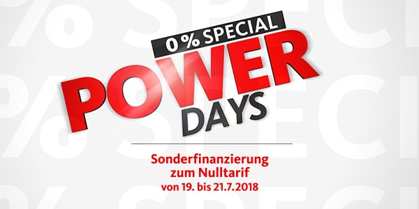 Power Days 0 % Special
